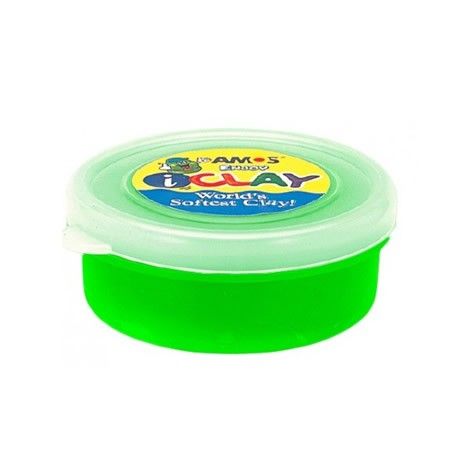 Plastilina amos 18g/cut verde neon