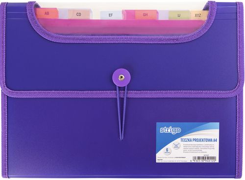 Dosar strigo extensibil a4 6 compartimente mov sf031
