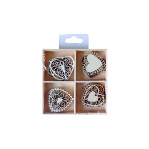 Accesorii craft adl338 inimi lemnoase daco                  