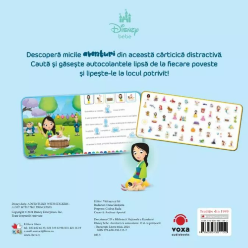 Aventuri cu autocolante. O zi cu printesele