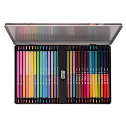 Creion color 30 bicolor cutie metalica daco cc430