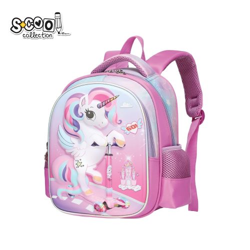 Ghiozdan ergonomic 3d unicorn 31x24x9cm s-cool sc2550
