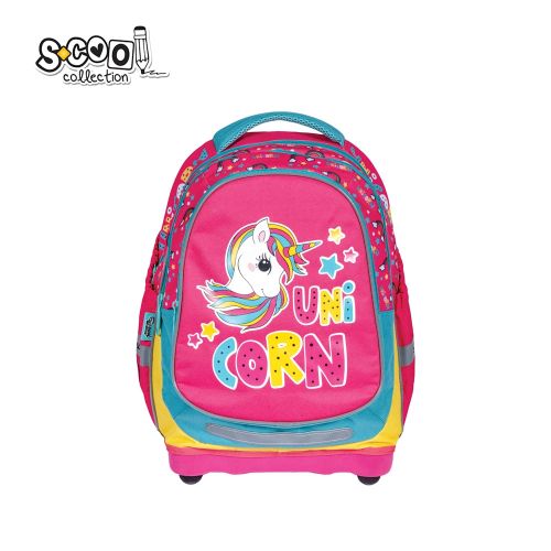 Ghiozdan anatomic unicorn 38x39x19.5cm s-cool sc2642
