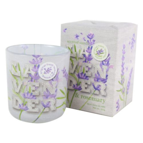 Lumanare parfumata in pahar lavender 150gr