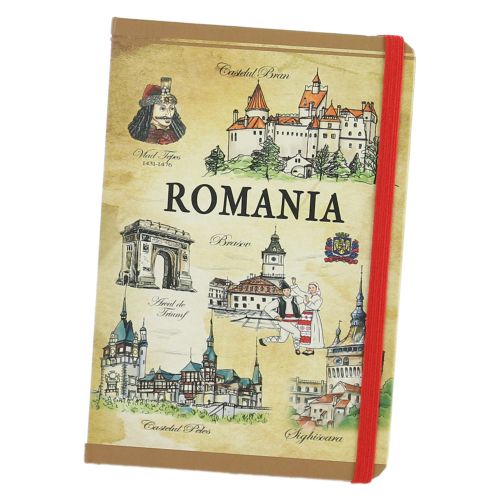 Agenda souvenir Romania 10x15cm 087542