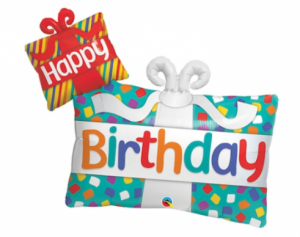 Balon folie figurina cadou happy birthday 105cm