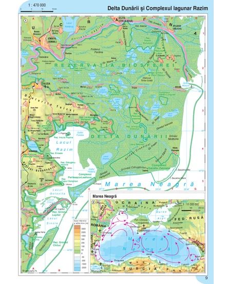 Atlas geografic şcolar pentru clasele V-VIII 