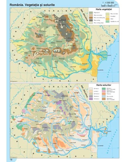 Atlas geografic şcolar pentru clasele V-VIII 