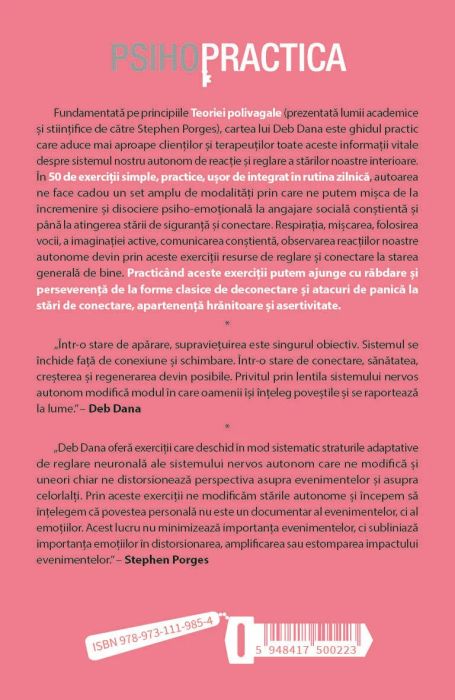 Cum ne recapatam starea de bine, conectare si siguranta - Deb Dana