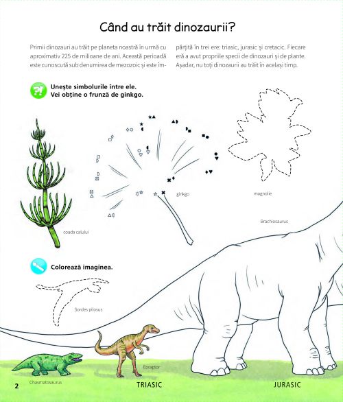 Carte de activitati cu .... Dinozauri - Stefan Richter
