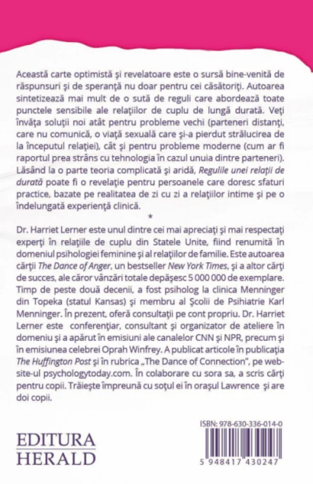 Regulile unei relatii de durata - Harriet Lerner