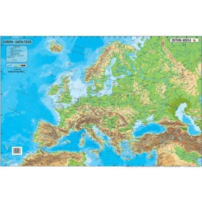 Harta Europa 120x160
