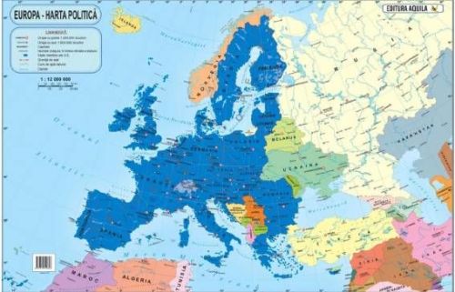 Harta Europa 120x160