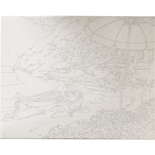 Panza de pictura pe numere 40x50cm portofino 89680 centrum