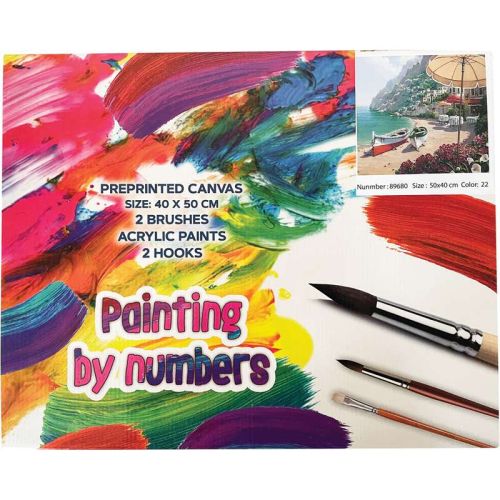 Panza de pictura pe numere 40x50cm portofino 89680 centrum